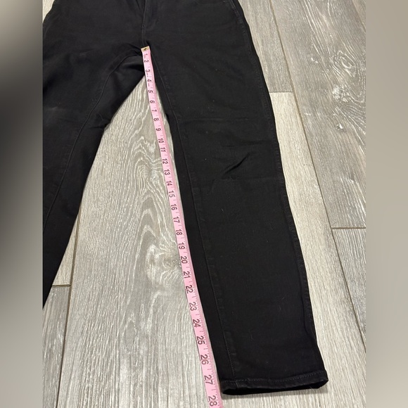 Madewell 10” High-Rise Skinny Jeans in Black Frost - Picture 10 of 12